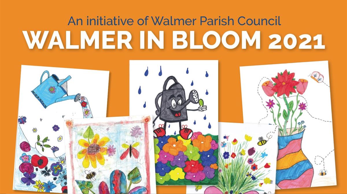 Walmer in bloom 2021 poster